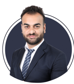 Orange Blue and White Graphic Designer LinkedIn Profile Picture (2)